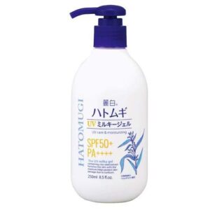 Gel tonifiant Reihaku Hatomugi UV Milk Mint SPF50 PA ++++ 283ml